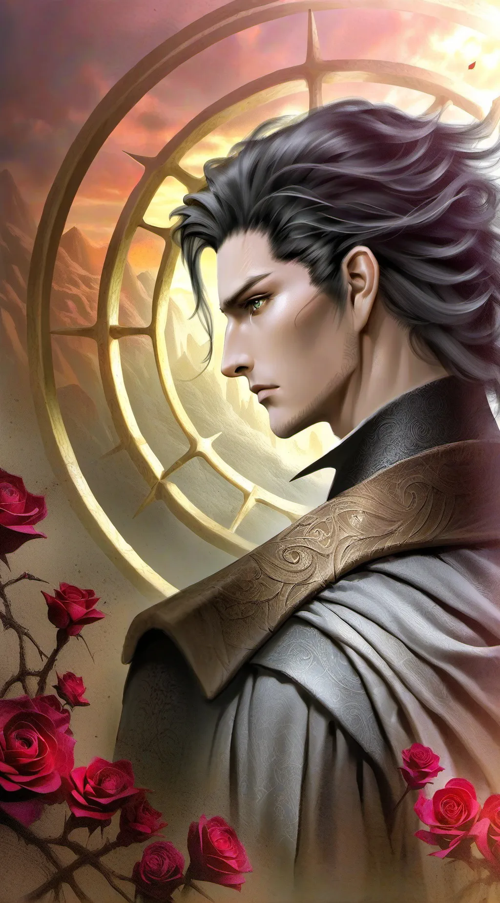 ai character: Dante Zakat background