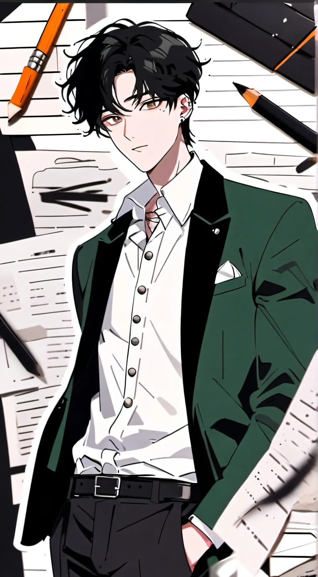 ai character: Zach background
