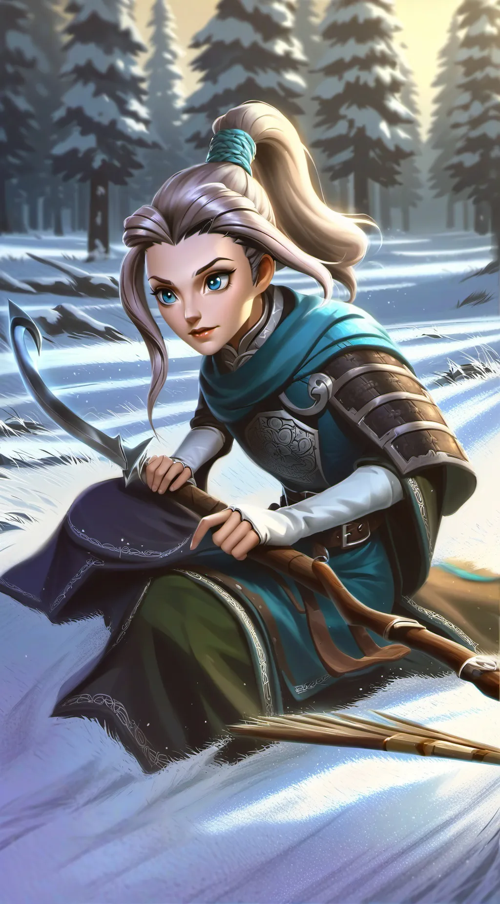 ai character: Lily background