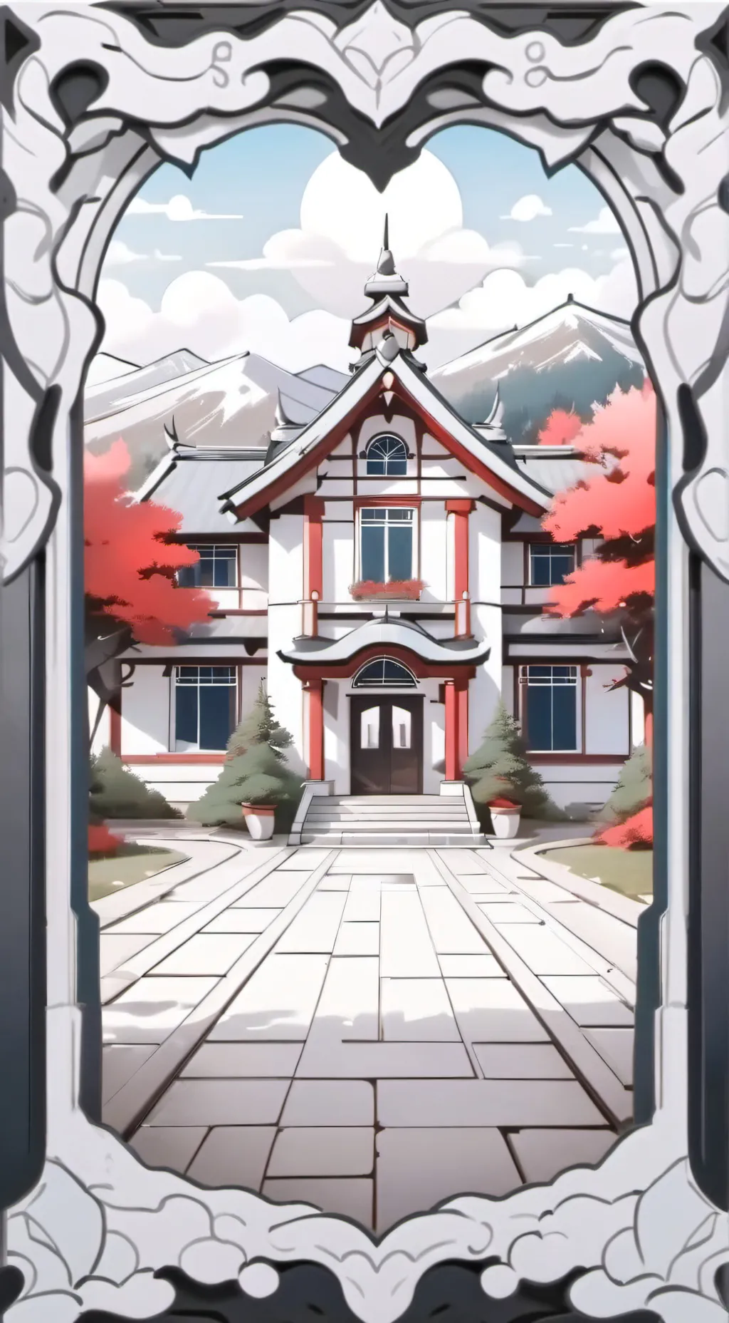 ai character: Monster School! background