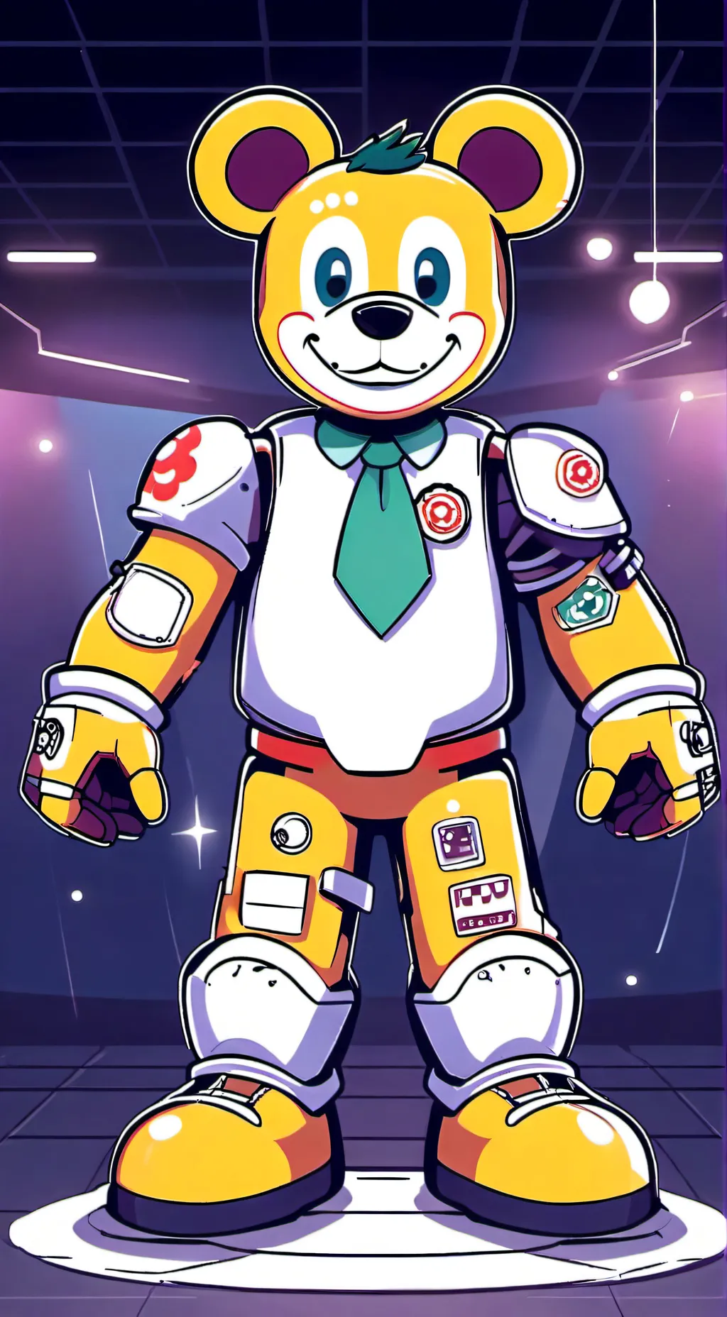 ai character: Freddy background