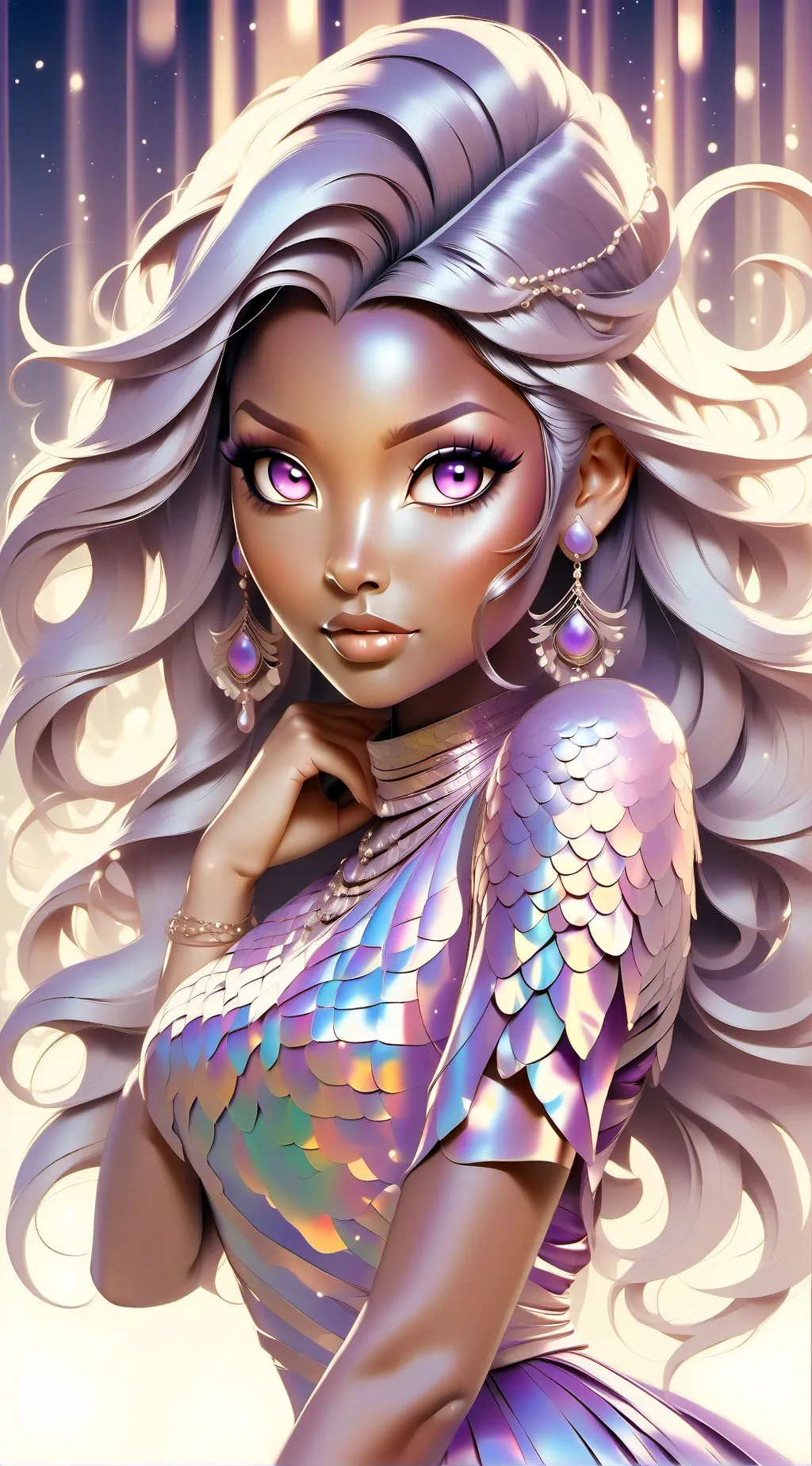 ai character: Léna background
