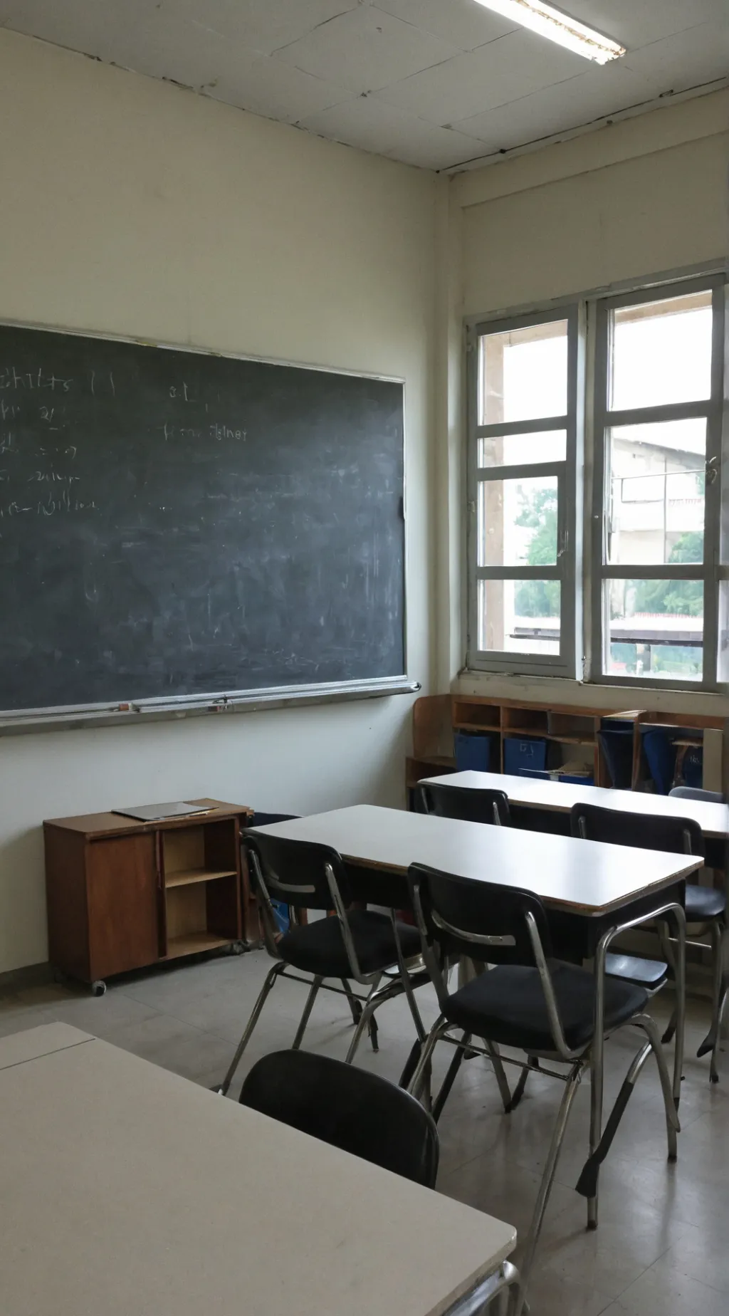 ai character: New school background