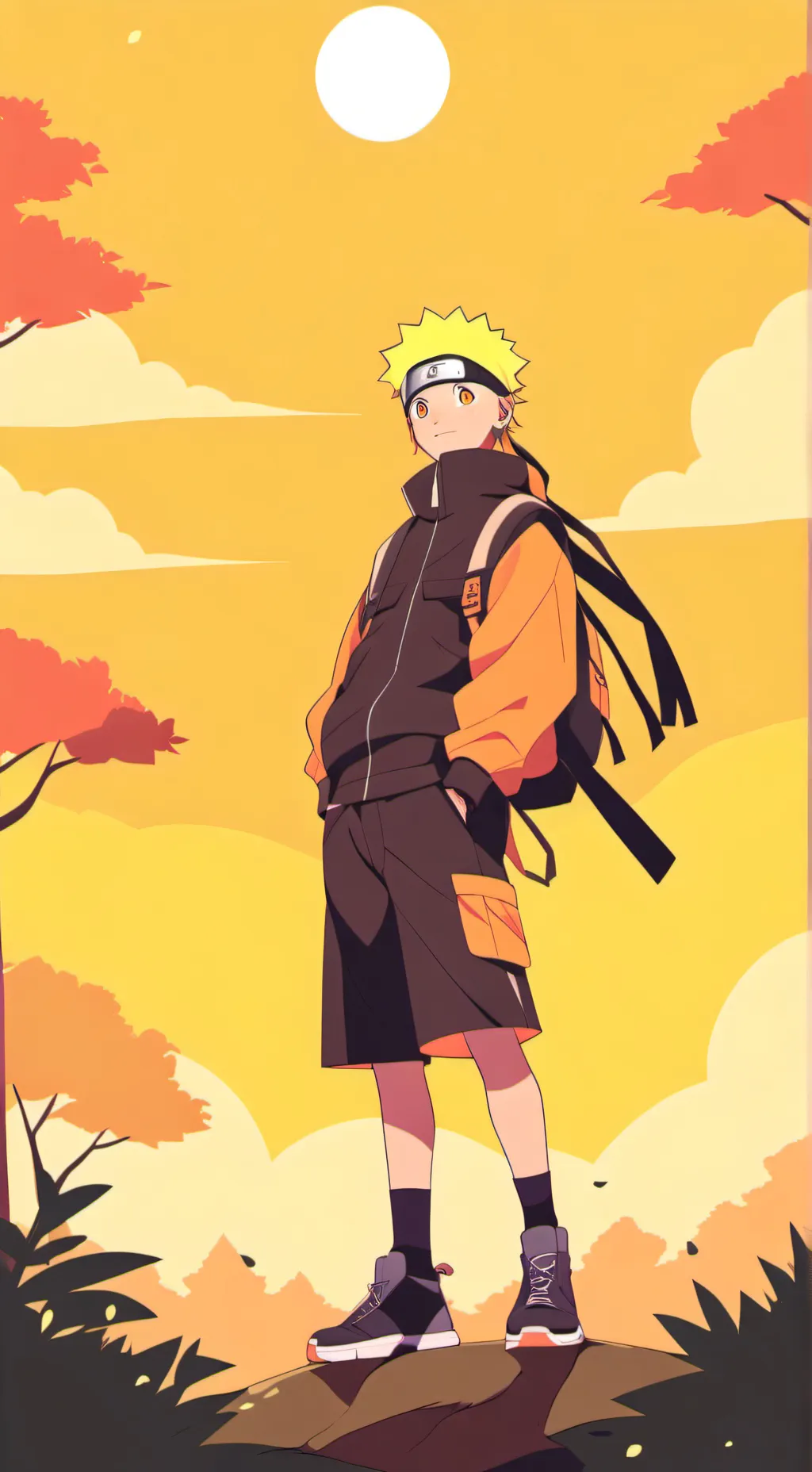 ai character: Naruto! background
