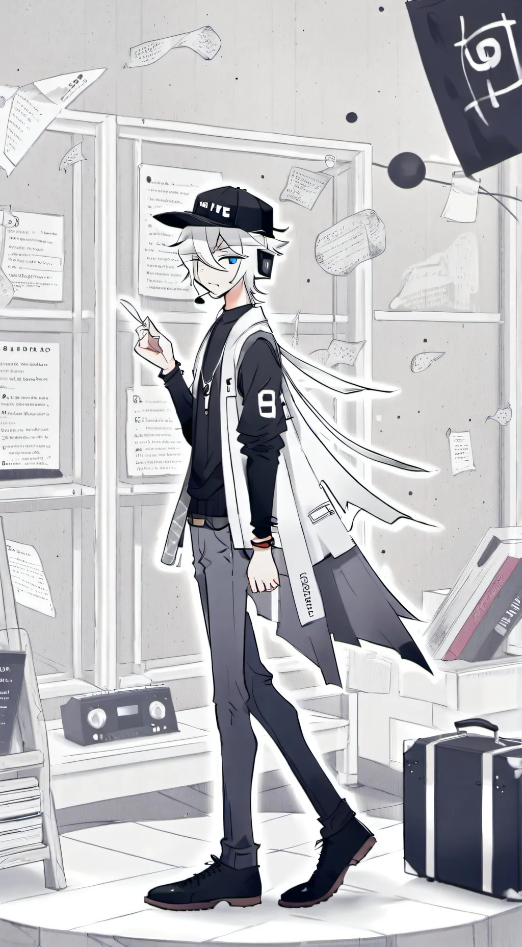 ai character: Sprunki x FPE background