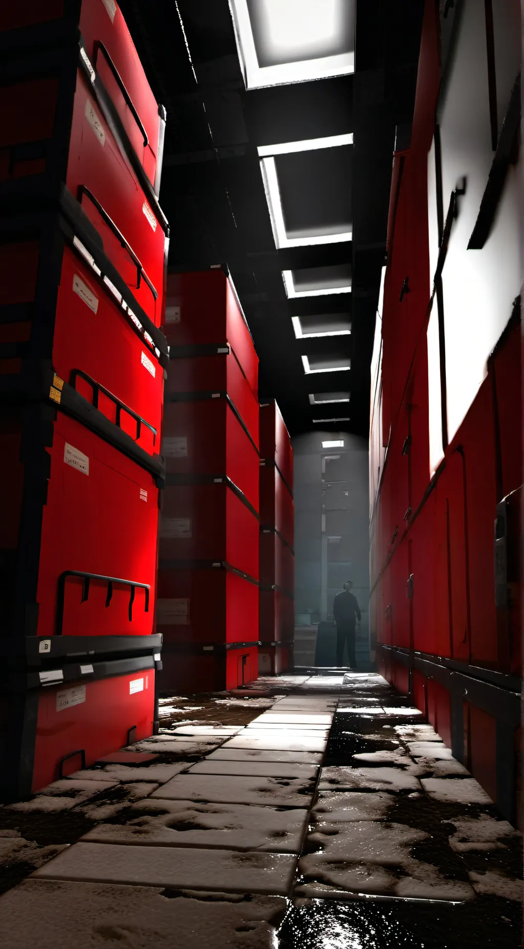 ai character: the liminal space background
