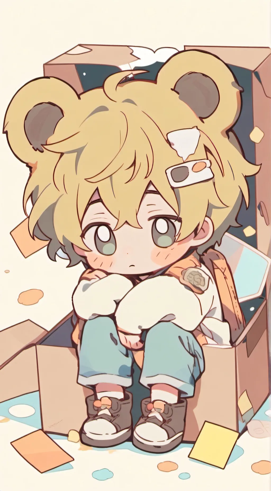 ai character: cuteeeeee background