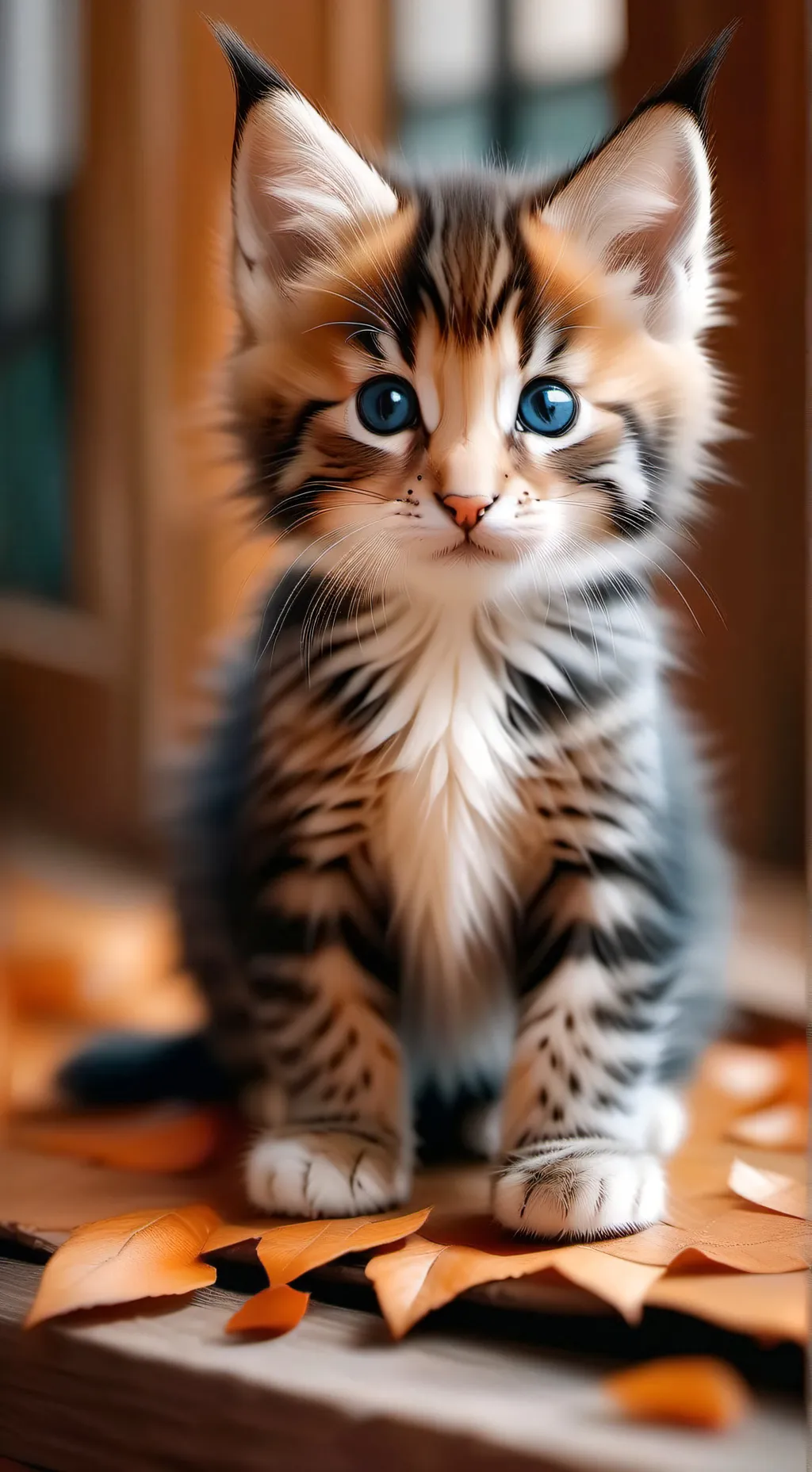 ai character: Gatito bebe background