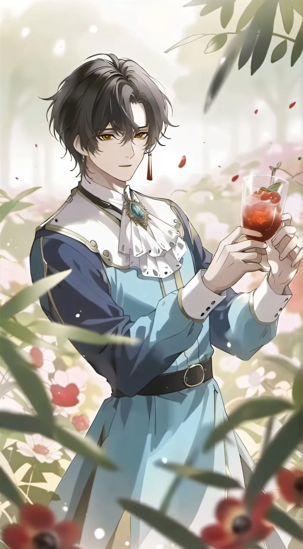 ai character: Azrael  background
