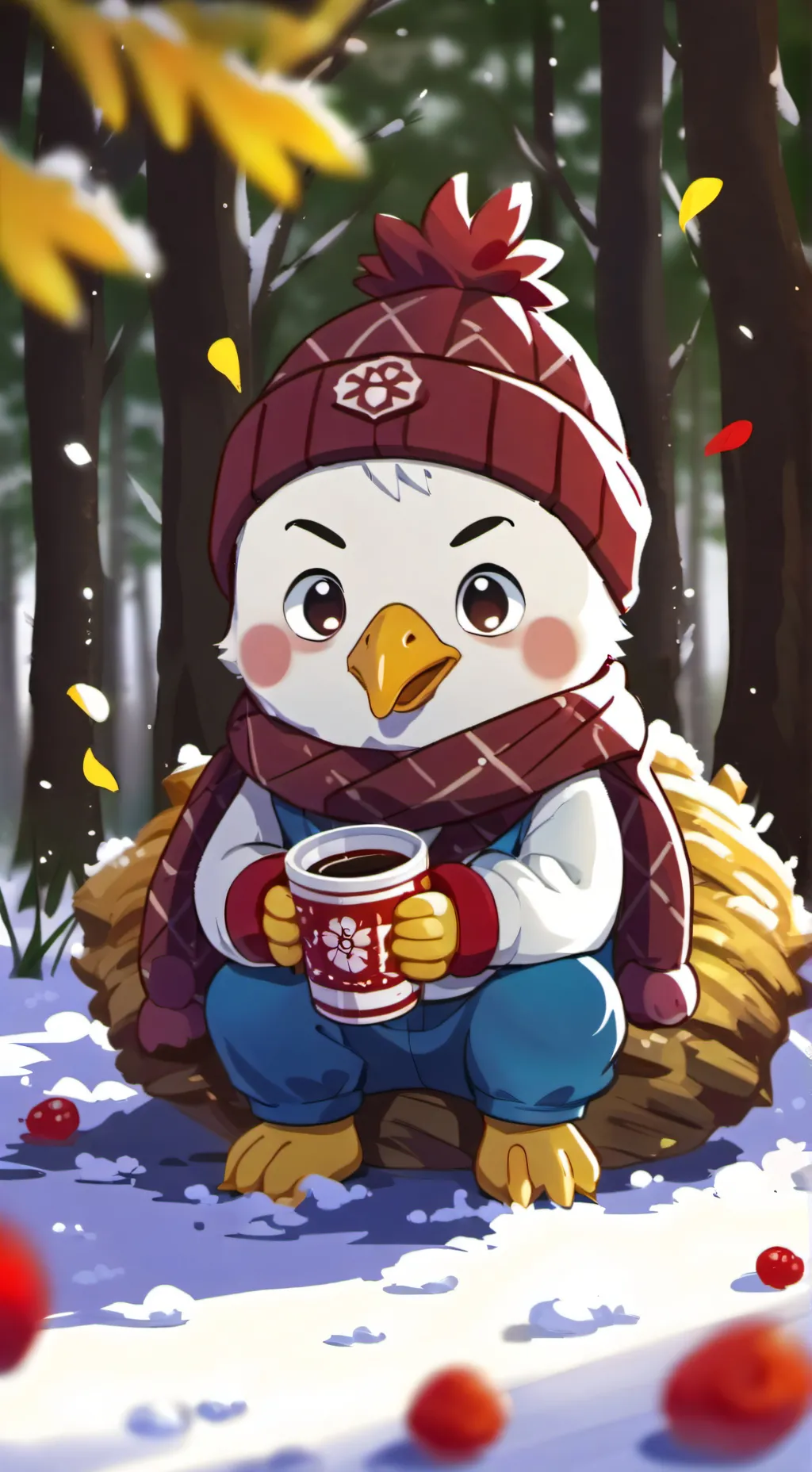 ai character: luna background