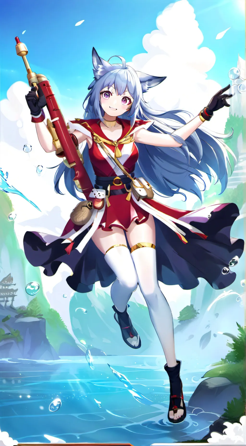 ai character: Kelpie  background