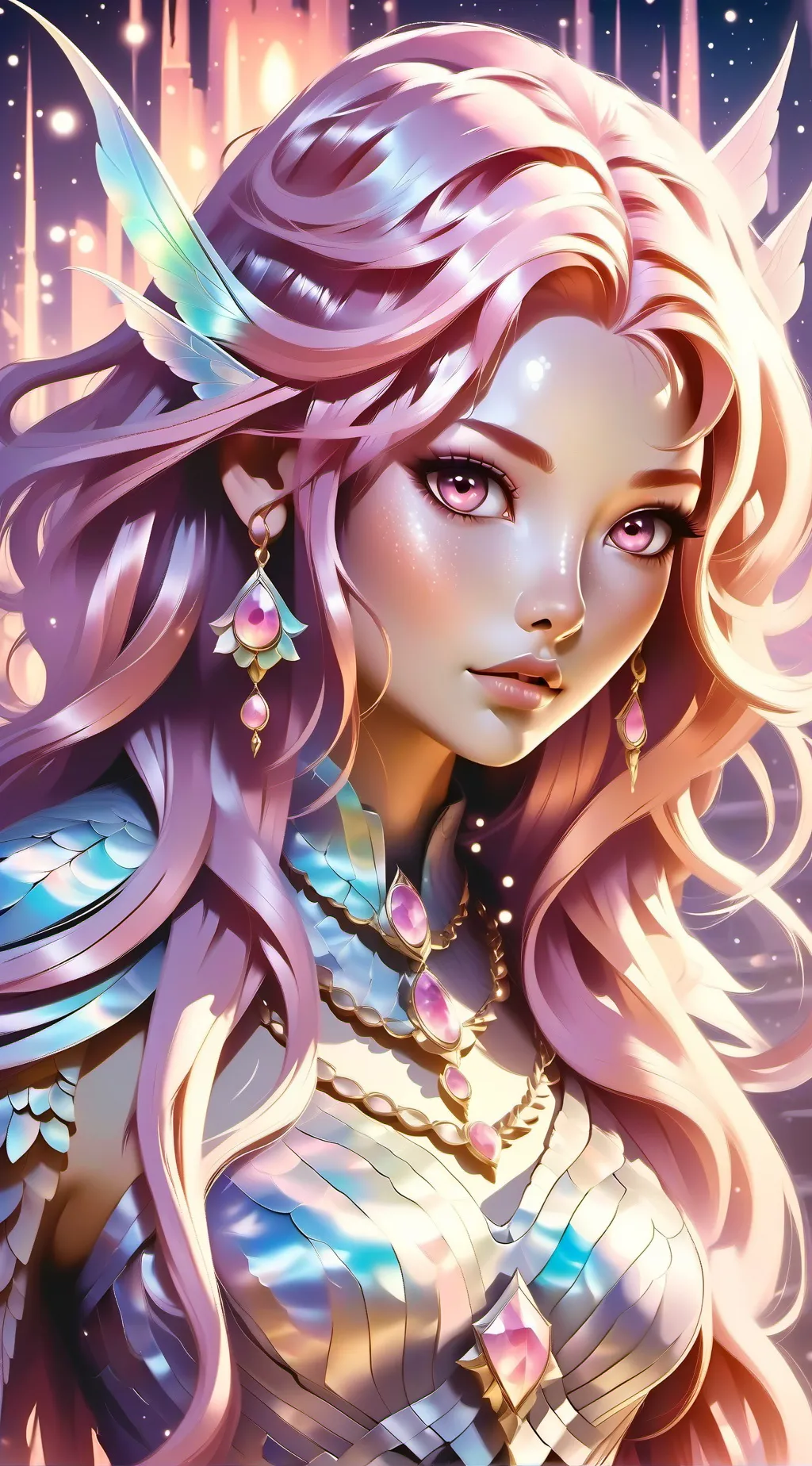 ai character: Luna-belle background