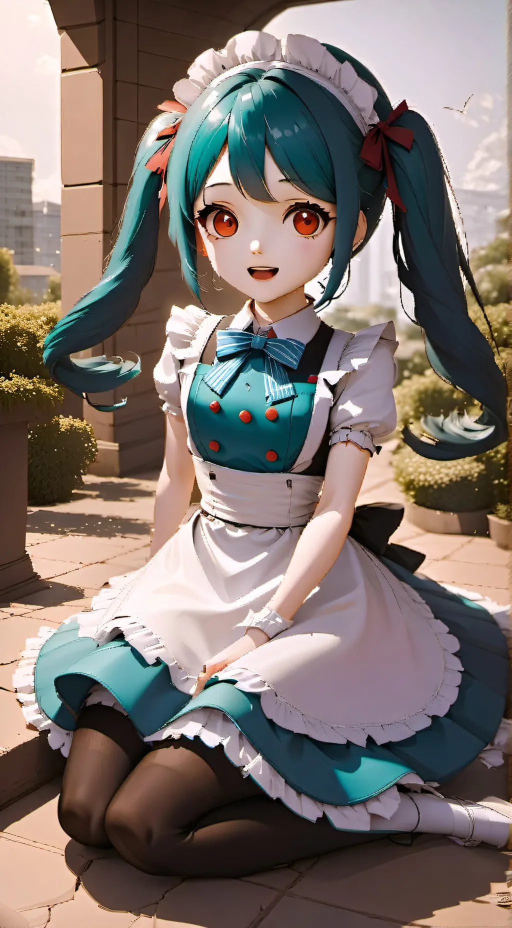 ai character: MESMERIZER MIKU background