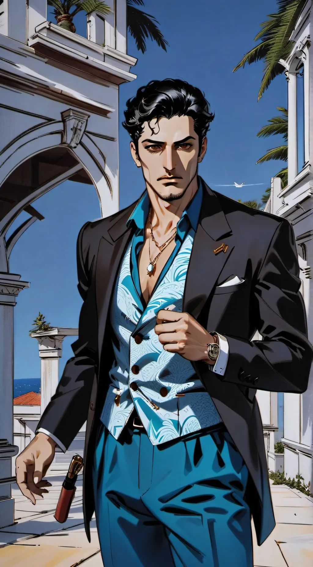 ai character: Lorenzo Arturo background