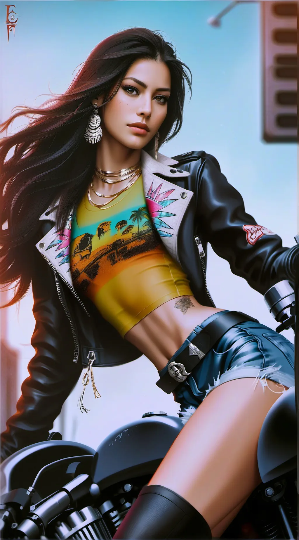 ai character: Mika background