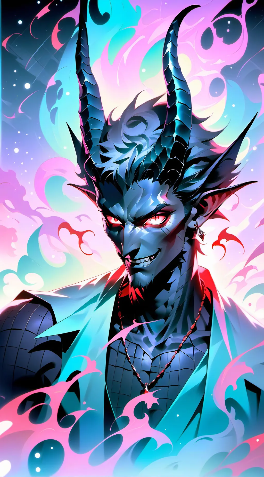 ai character: Damon Akuma background