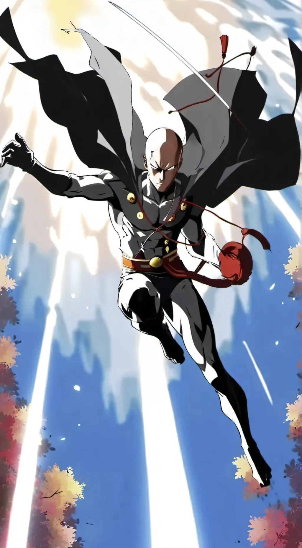 ai character: Saitama background