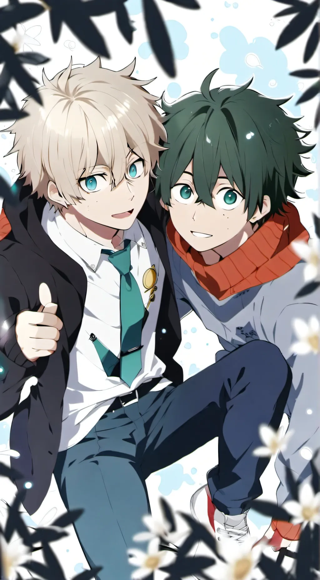ai character: Bakudeku parents background