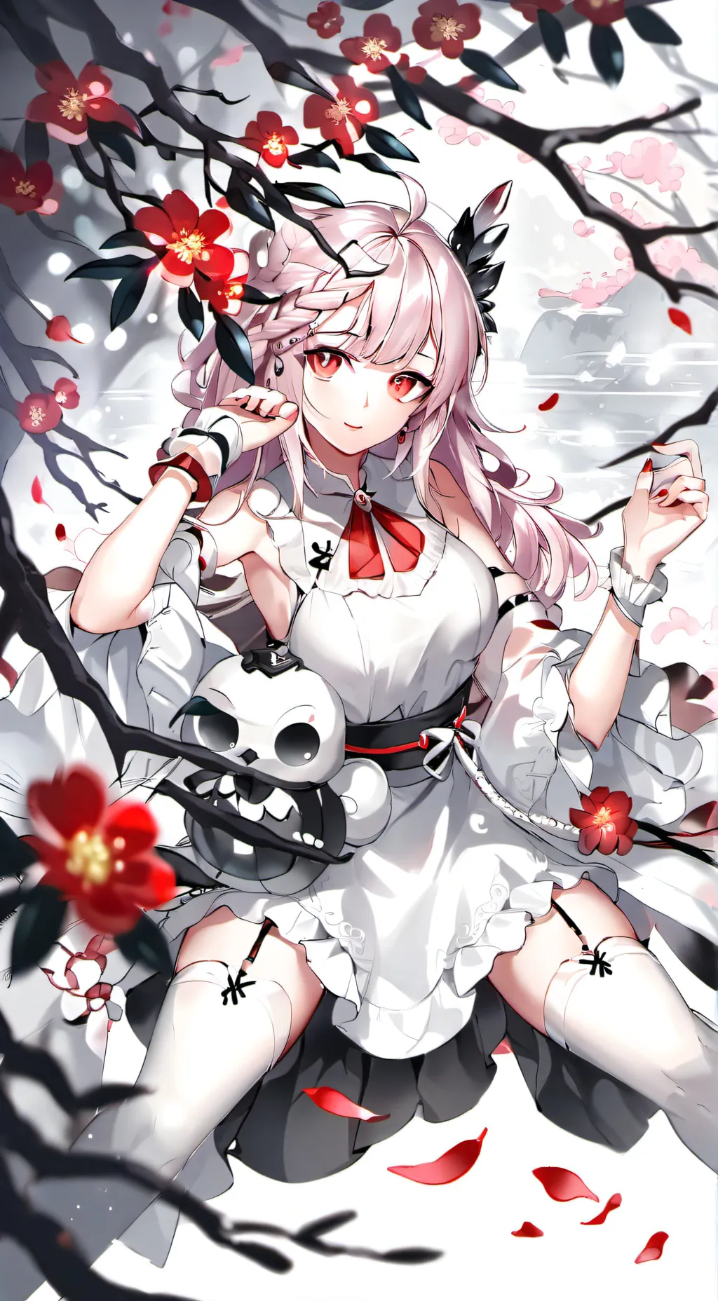 ai character: Sakura background