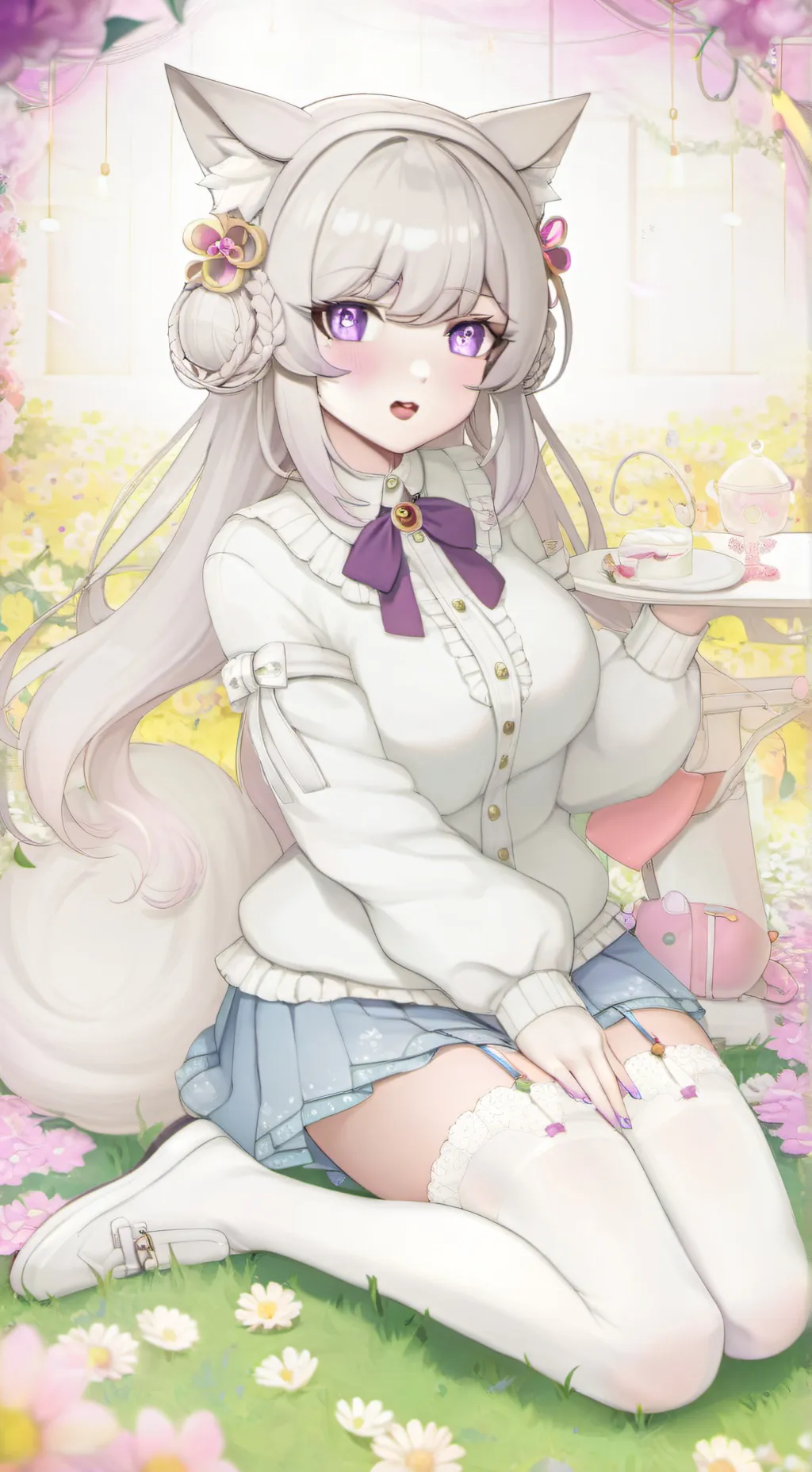 ai character: Luna background
