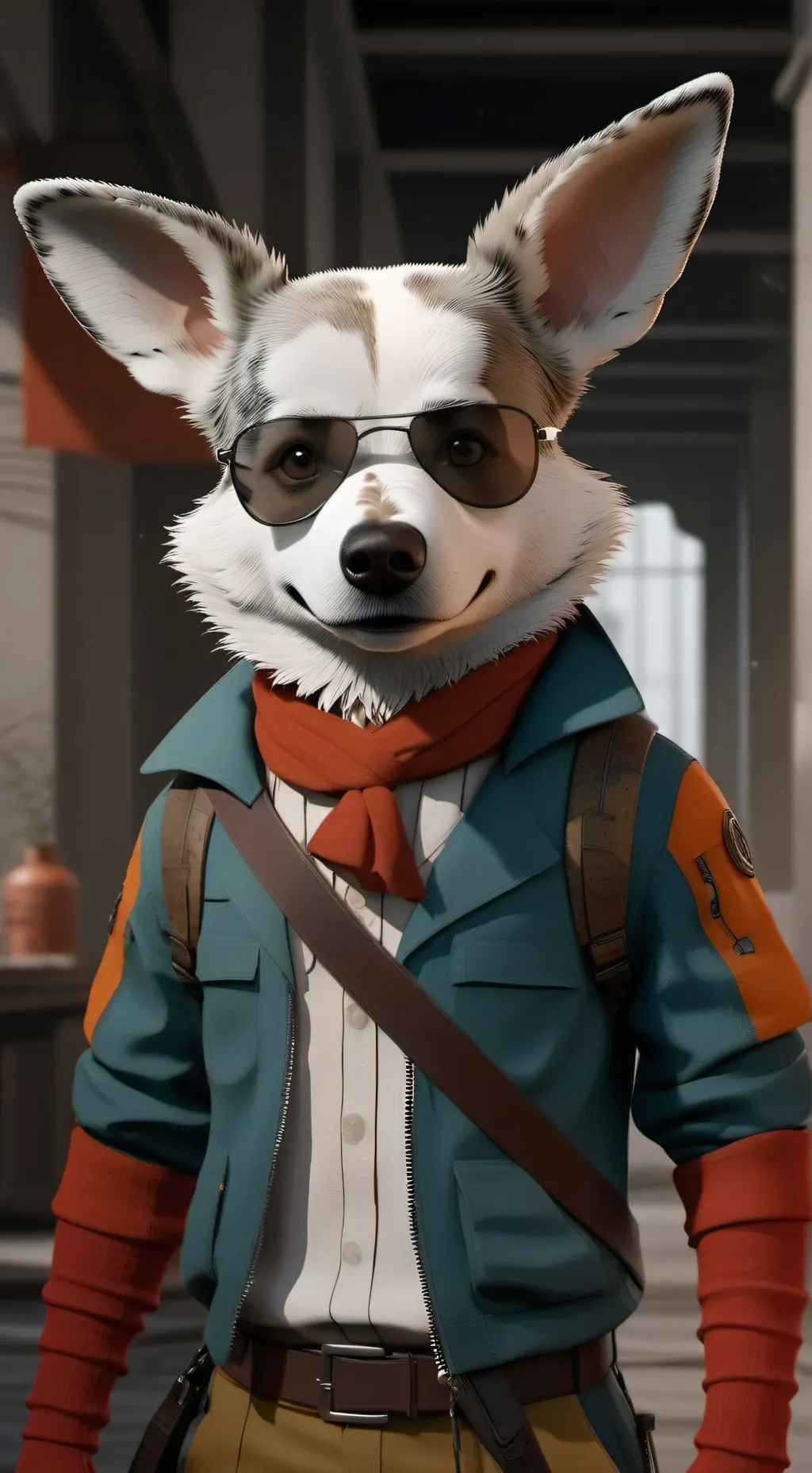 ai character: the fox background