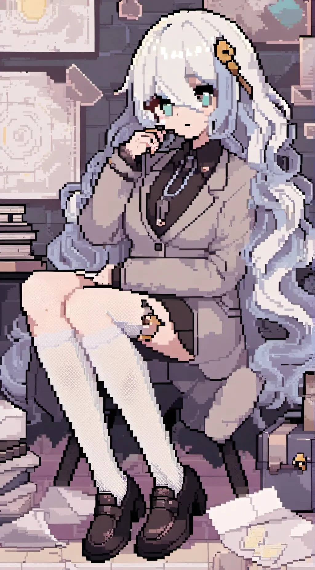 ai character: Karia-chan background