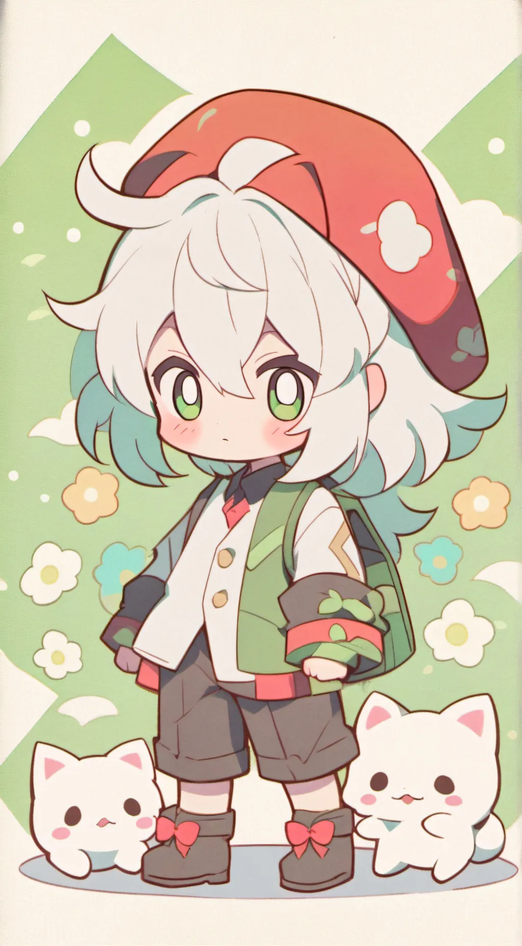 ai character: Deku/Katchan/Shoto background