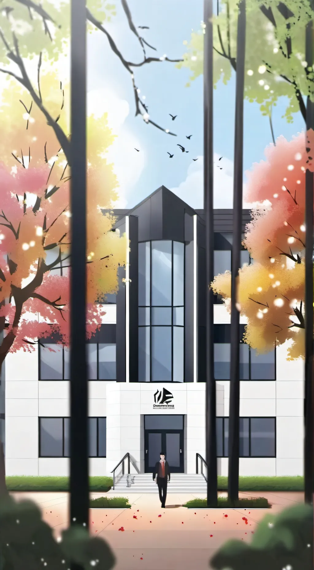 ai character: MHA x your school  background