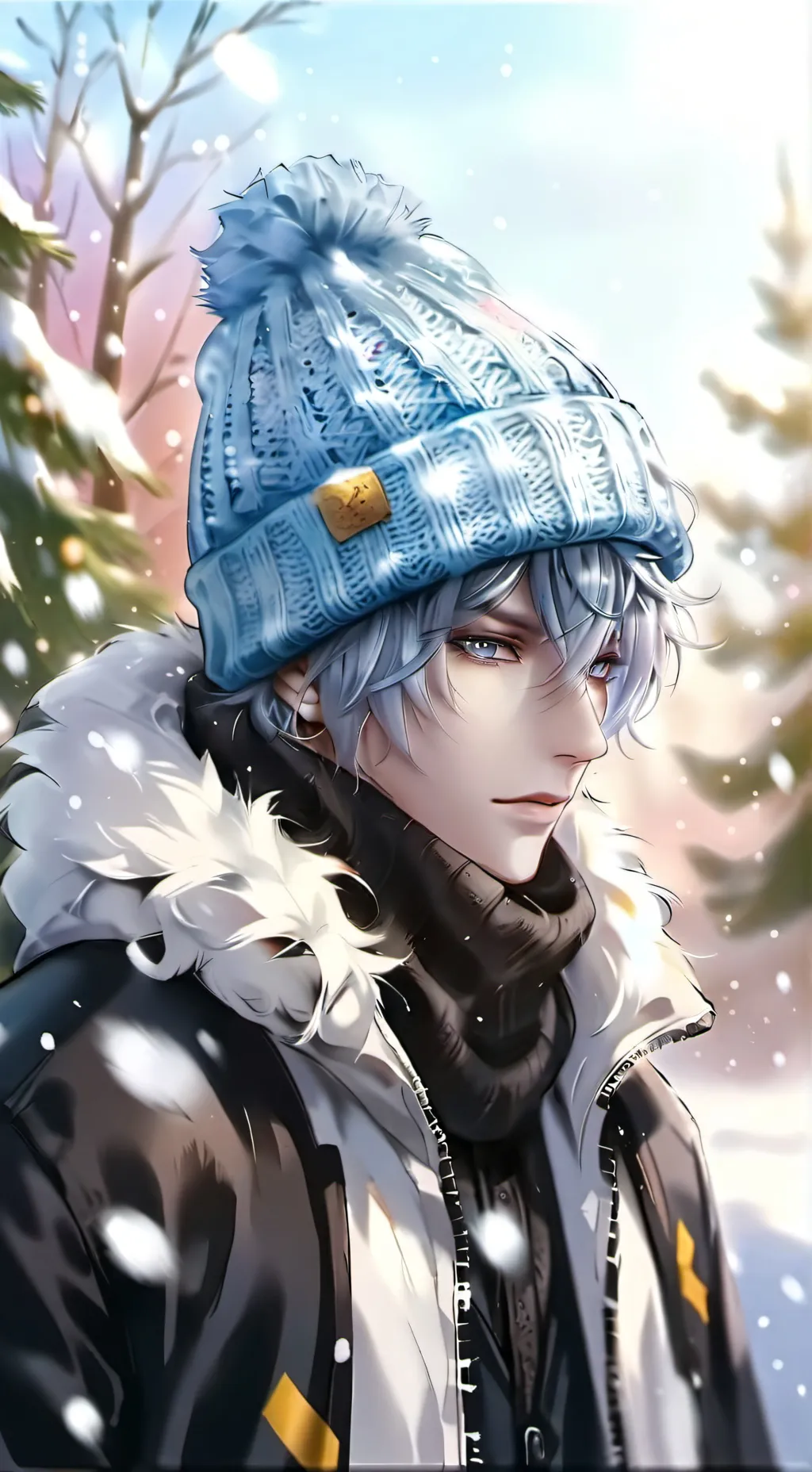 ai character: Jack Frost ❄️ background