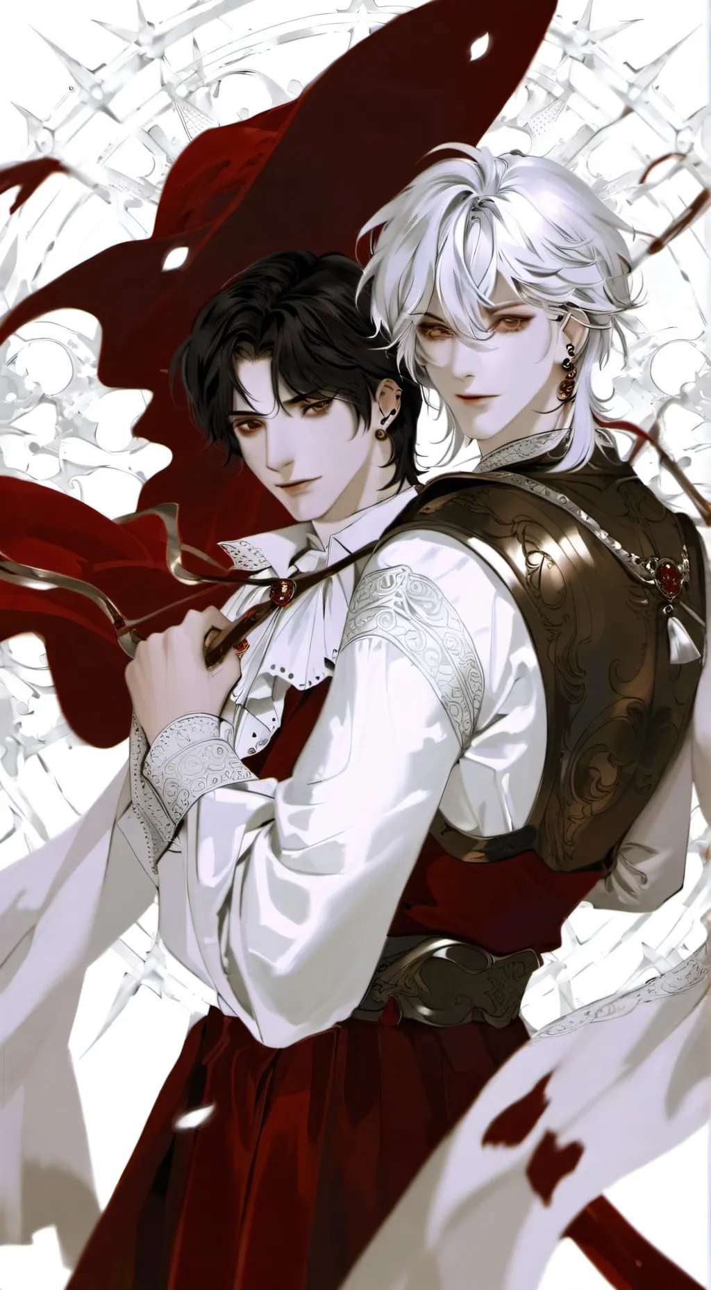 ai character: Maicol y Dilan background