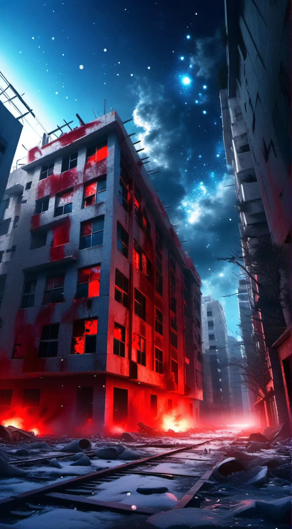ai character: SC Apocalypse au background