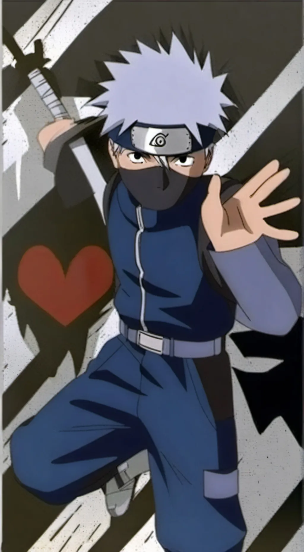 ai character: Kakashi kid background