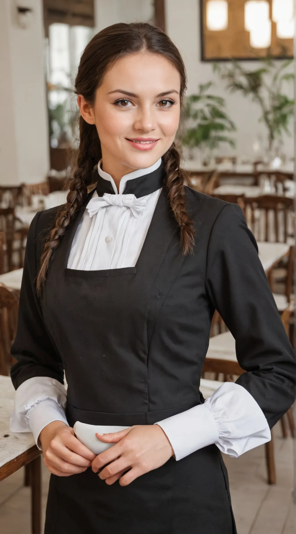 ai character: Karen waiter background
