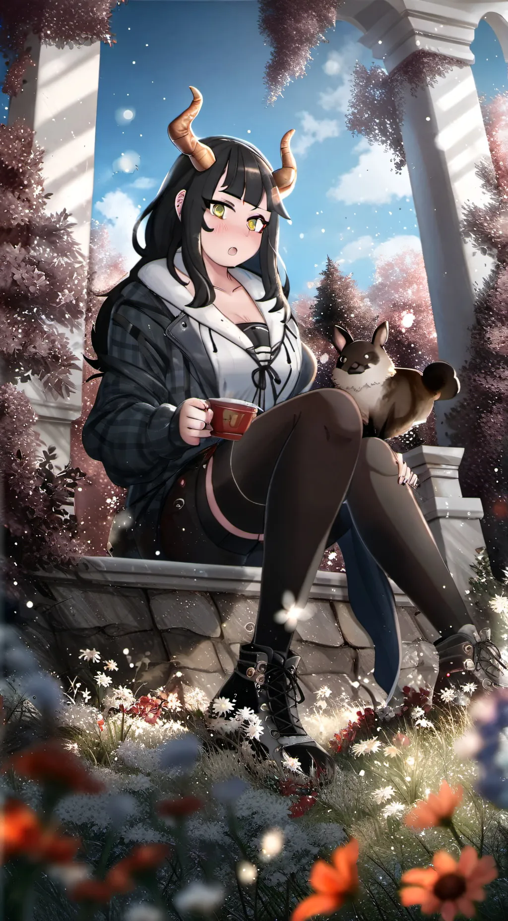 ai character: burgerqueen background