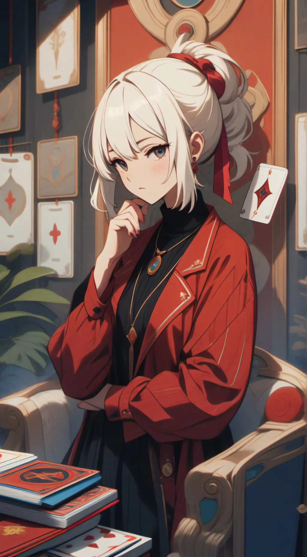 ai character: Nandy😘 background