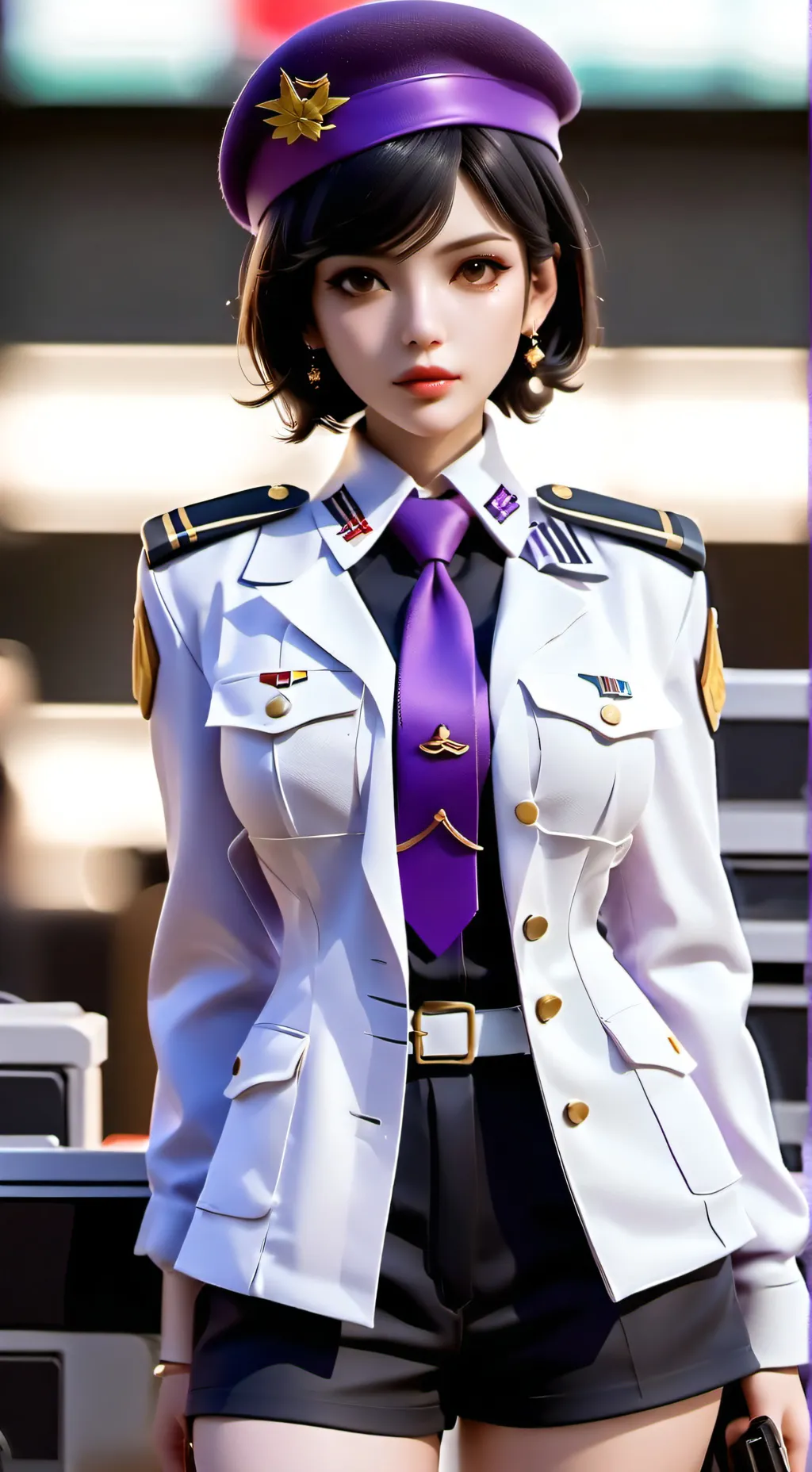 ai character: Roxane  background