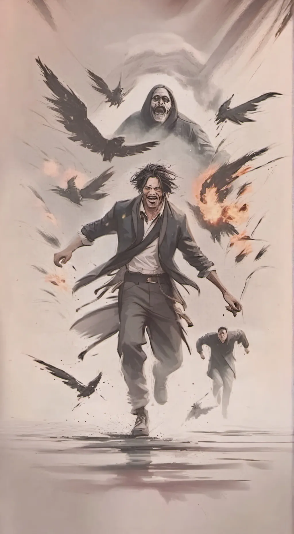 ai character: ds scary 😨 movie background