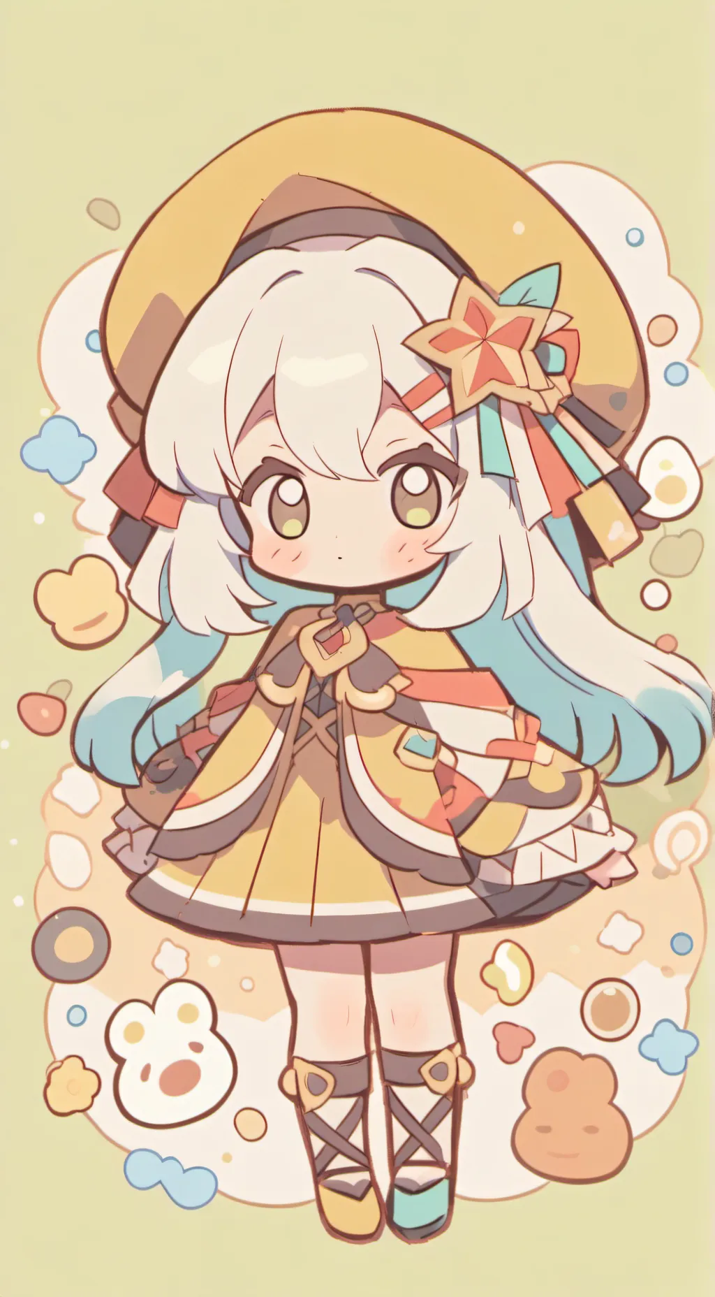ai character: Bebé abandonada background