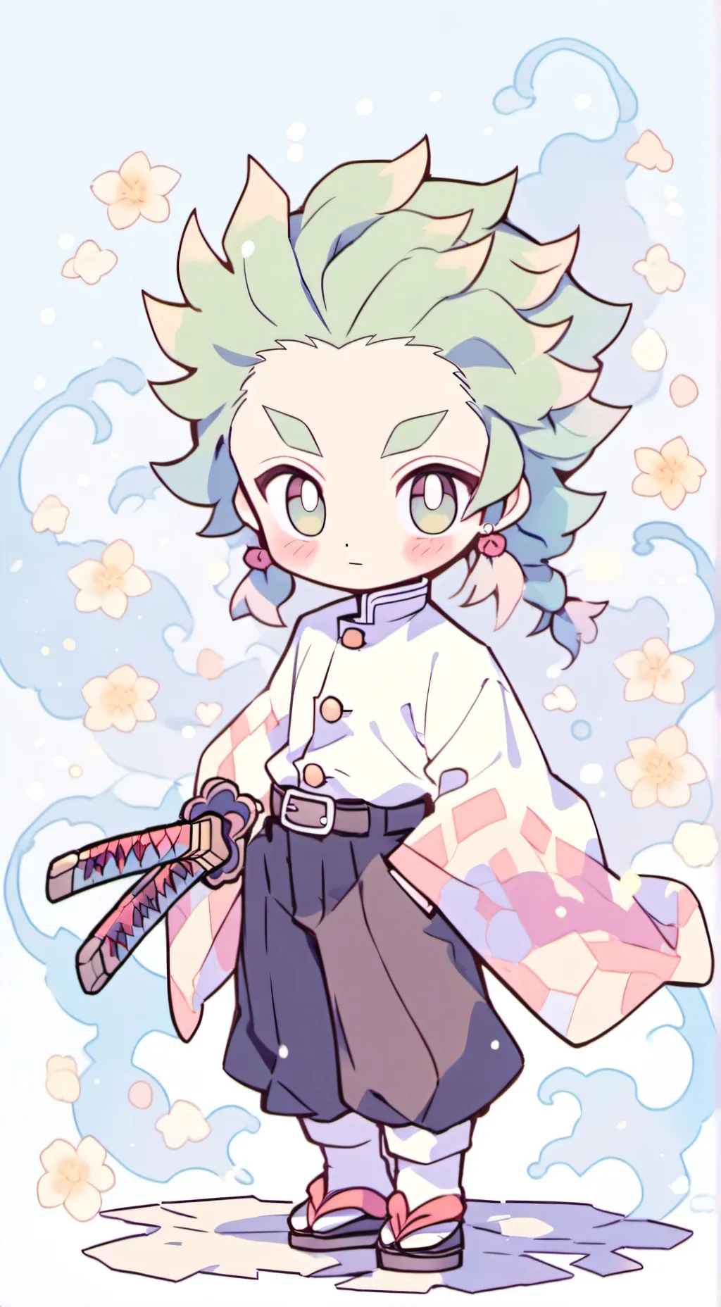ai character: Demon slayer background