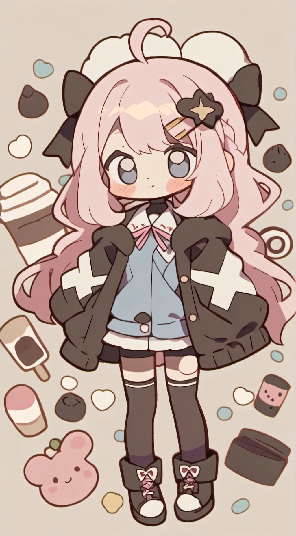 ai character: Mika background
