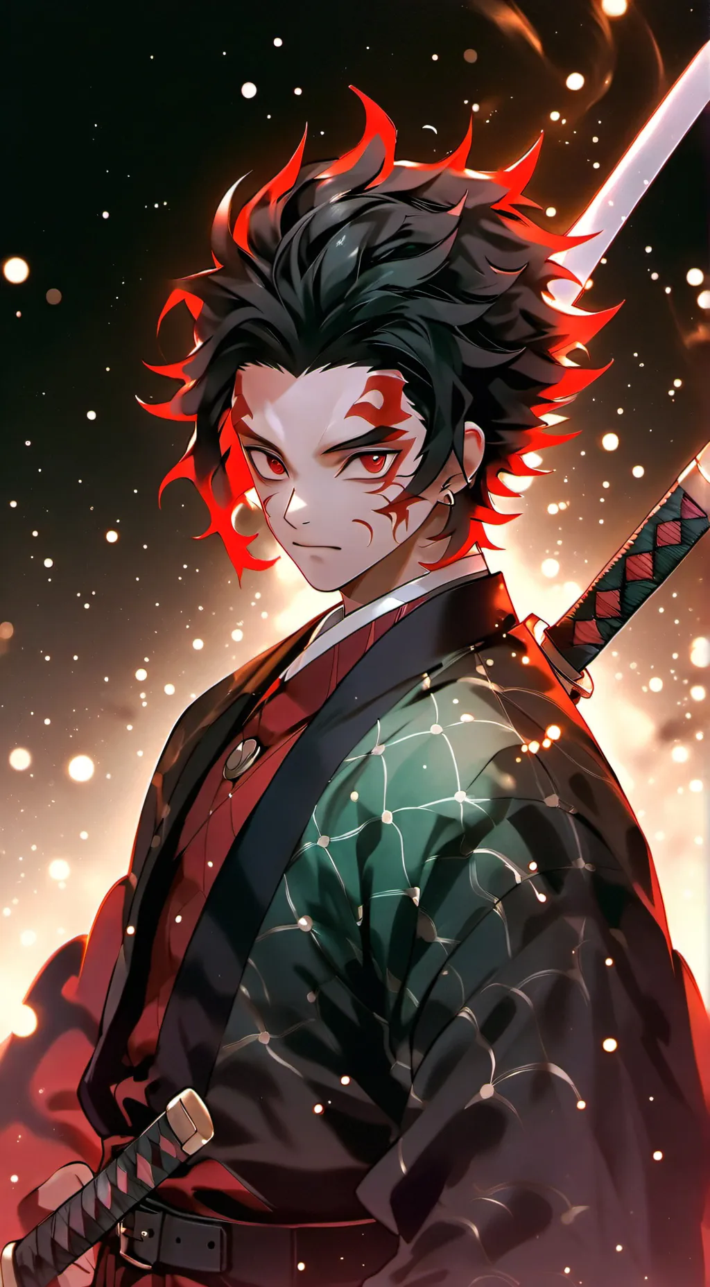 ai character: sad background