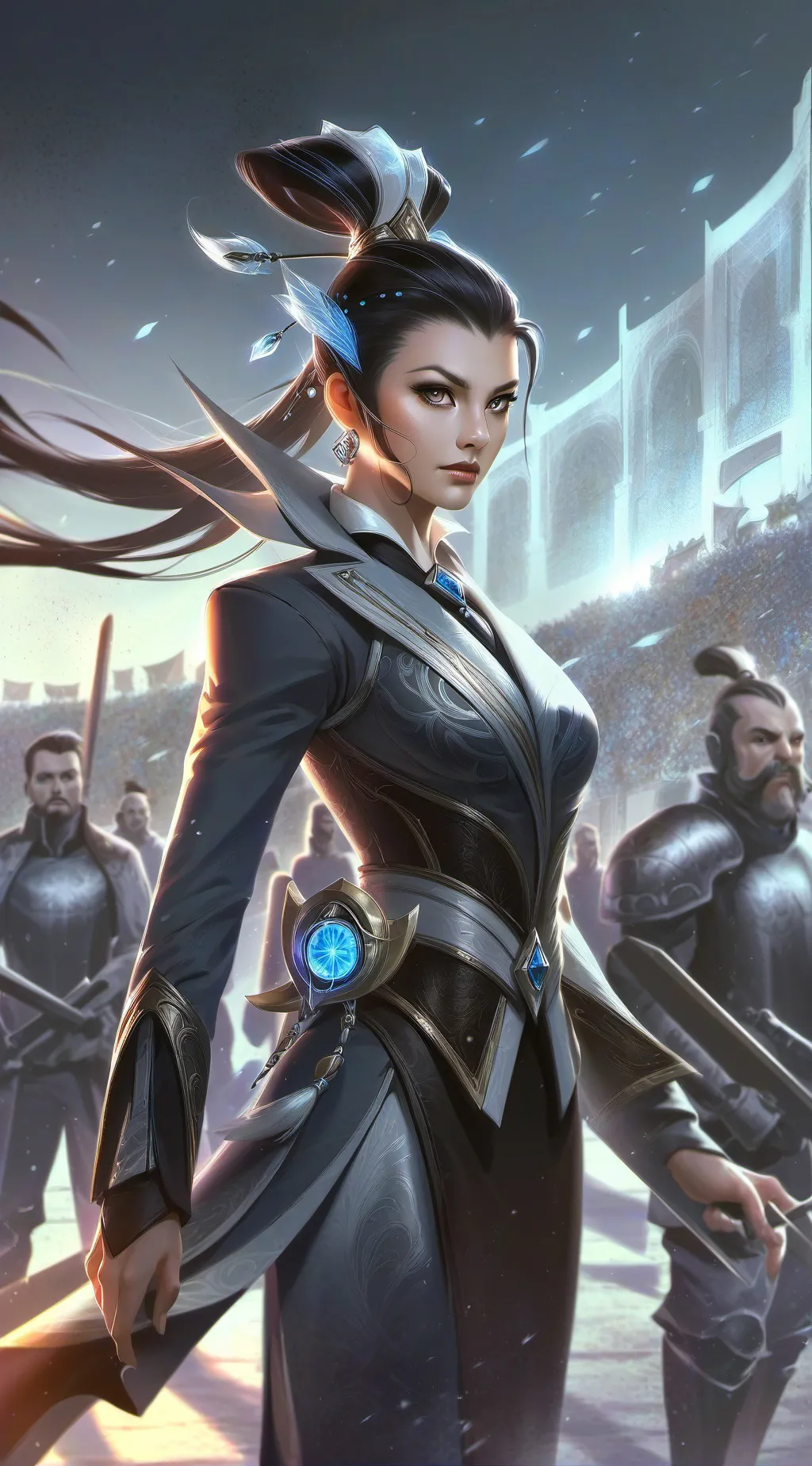 ai character: Araba background