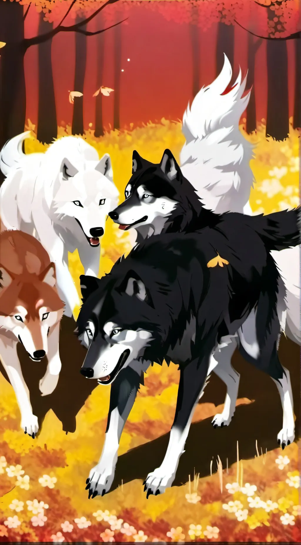 ai character: Wolf pack background