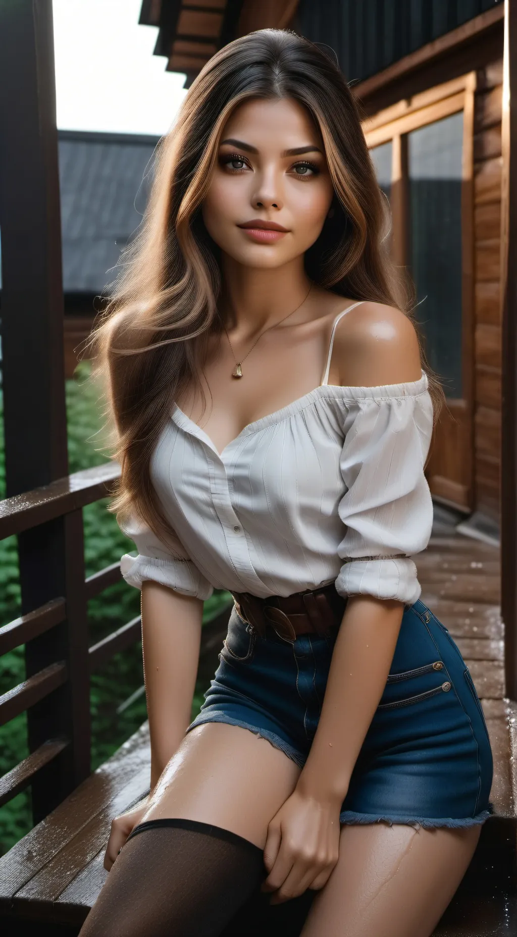 ai character: Лара background