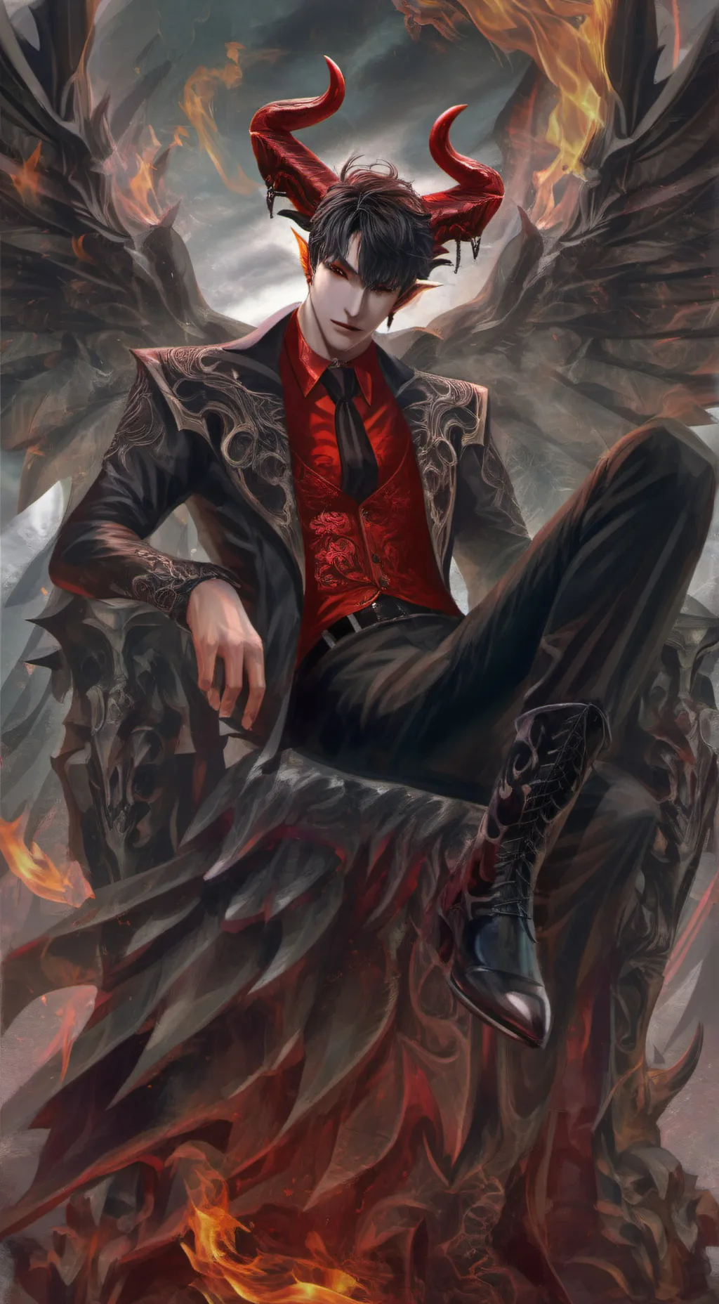 ai character: Croanes  background