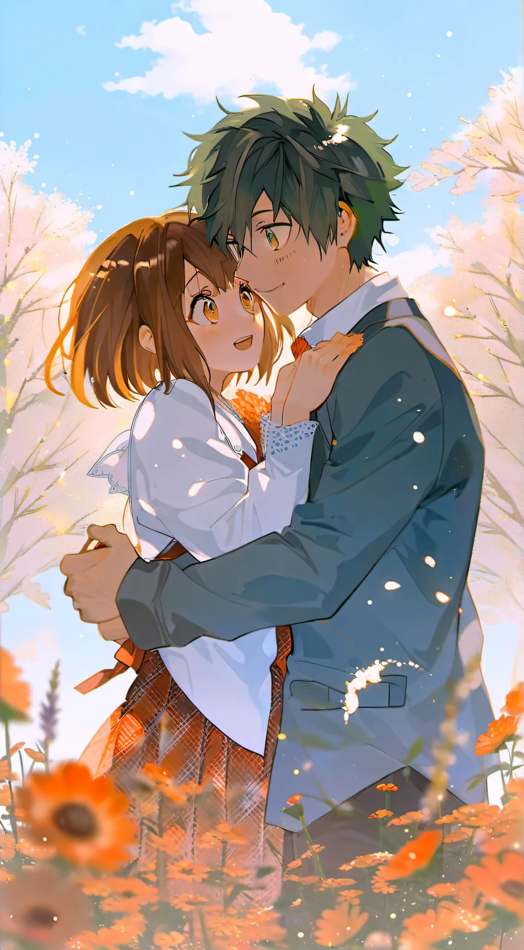 ai character: ochako  background