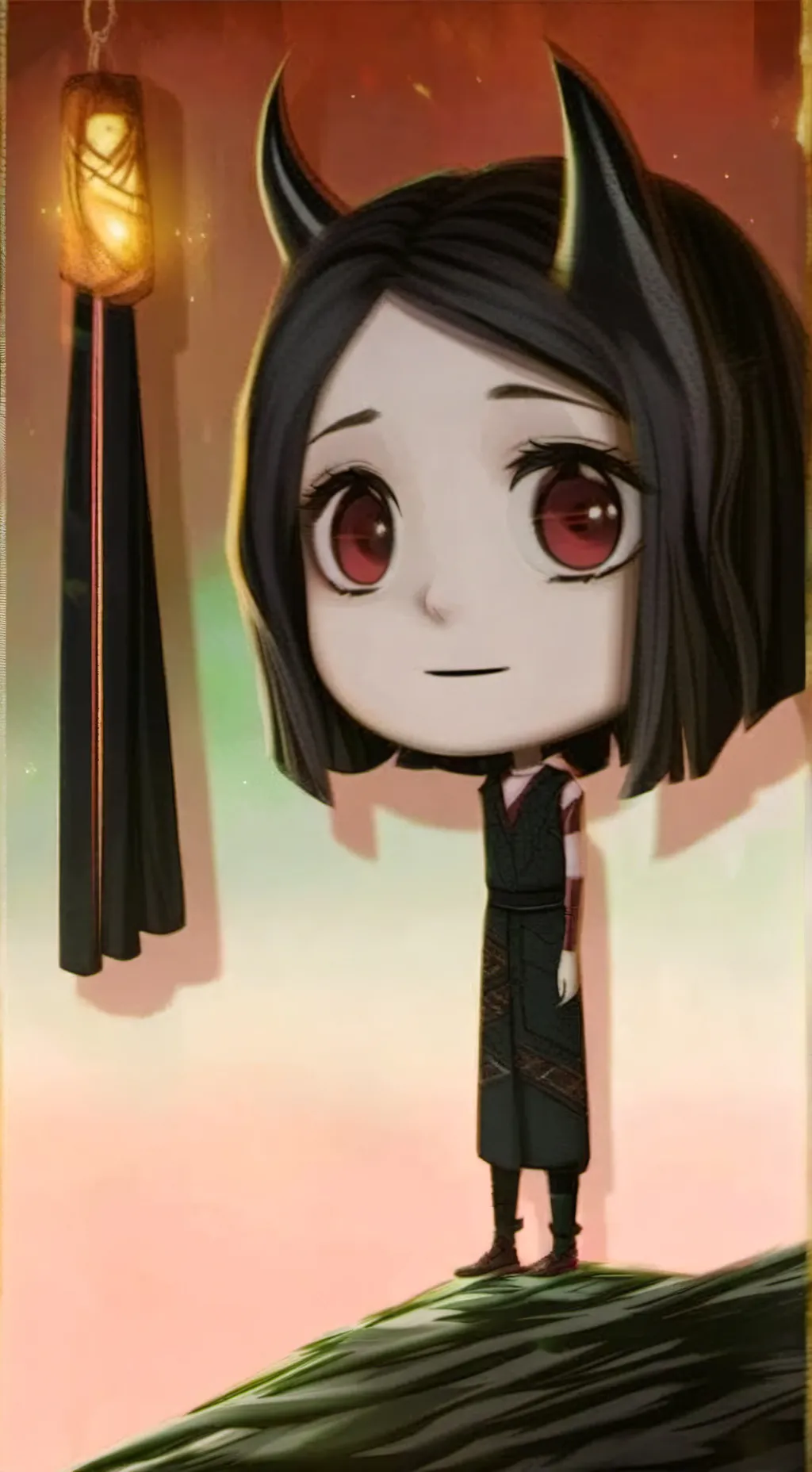 ai character: A demon  background
