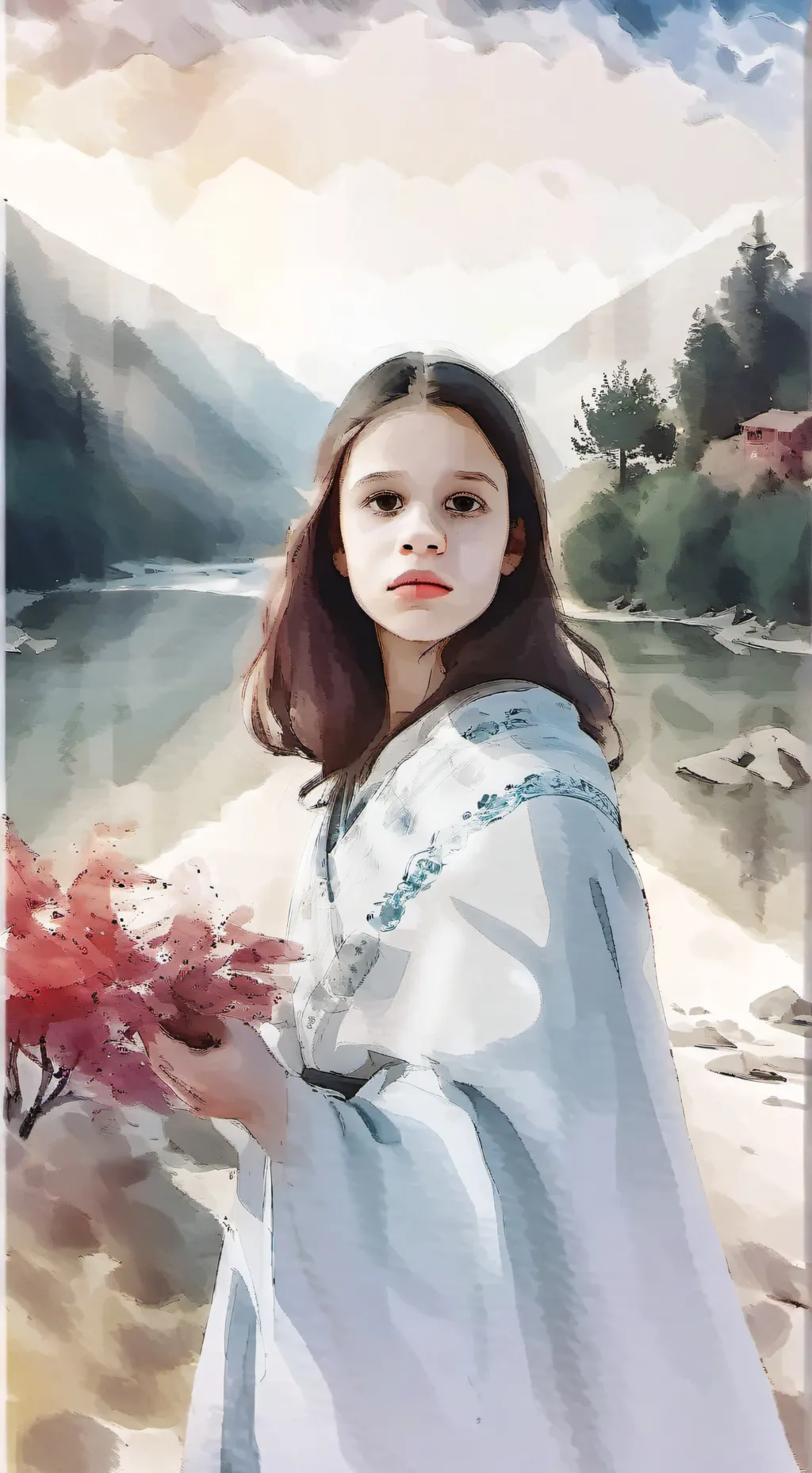 ai character: Lost girl background