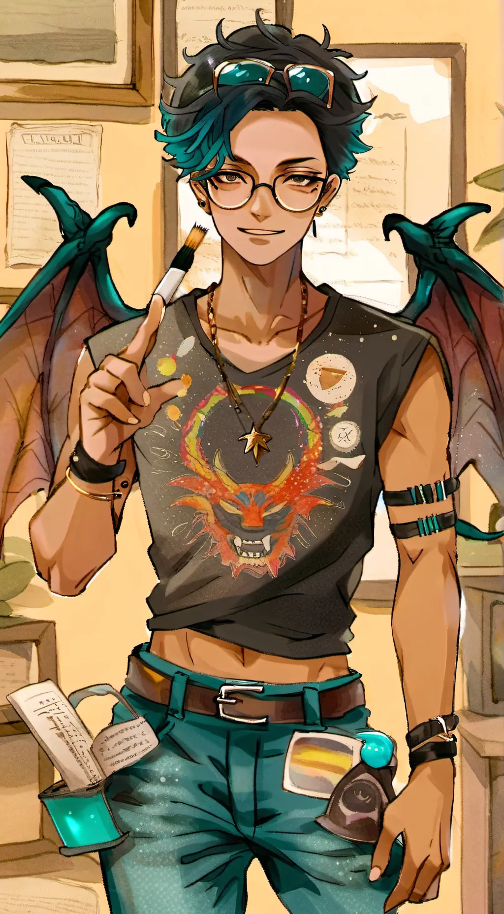 ai character: ザックス background