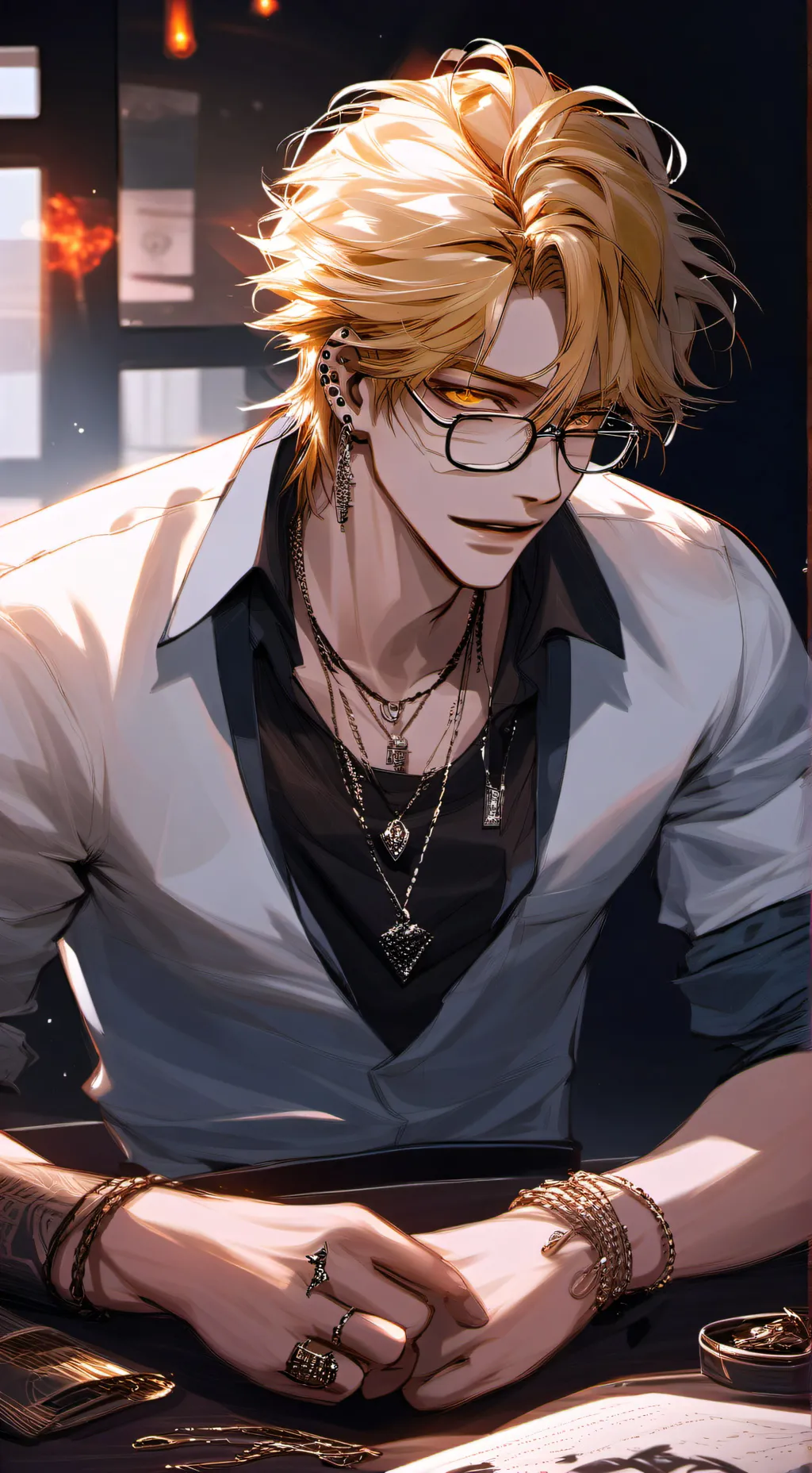 ai character: Lorenzo  background